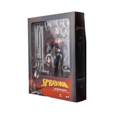 Imagem de Figura De Ação Spiderman Miles Morales Mafex 092 Modelo Anime Brinqued