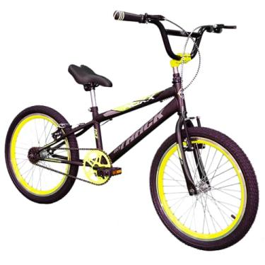 Imagem de TK3 Track Bicicleta Aro 20 Noxx PV BMX Preto e Amarelo Neon