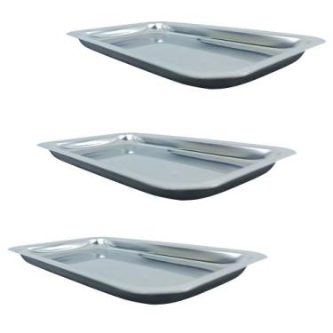 Imagem de Bandeja lisa econox 22x12x1,5 kit 3un fami, 22x12x1,5