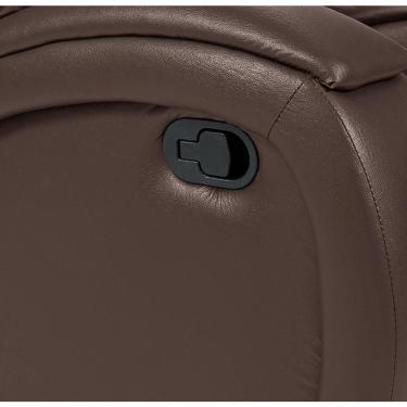 Imagem de Poltrona Reclinável Imperial Zero Wall Amamentação Com Mocho Assento De Elevação Marrom Império Estofados