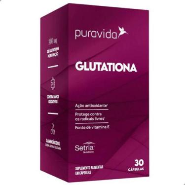 Imagem de Glutationa 250mg Antioxidante 30 Capsulas Pura Vida, Natural