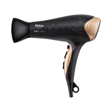 Imagem de Secador de Cabelo Philco Íons Tourmaline Preto 2200W 2 Velocidades PSC2450-Feminino