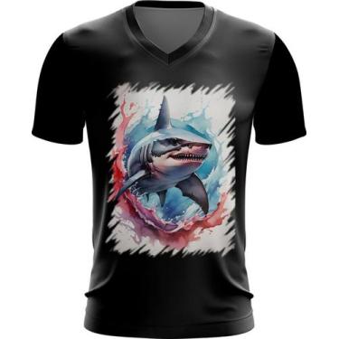 Imagem de Camiseta Gola V Tubarão Shark Rei dos Mares 8 - Kasubeck Store®, Baby 