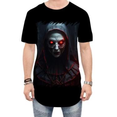 Imagem de Camiseta Longline Freira do Mal Terror Possuída 3 - Kasubeck Store®, G
