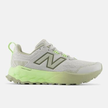 Imagem de Tênis New Balance Fresh Foam Garoé V2 Cinza Claro/Verde Feminino-Feminino