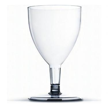 Imagem de Taça de Vinho Pit 170 para Servir Bebidas em Cristal com 20 Unidades para Festas Transp...