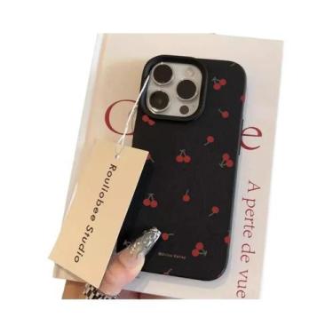 Imagem de Capa De Silicone Cartoon Cherry Lichee Para iPhone 16 15 14 13 12 11 p