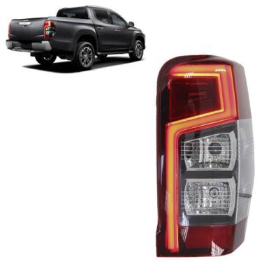 Imagem de Lanterna Traseira L200 2021 2022 2023 LED Lente Lisa Acrílico - Automo