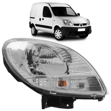 Imagem de Farol Dianteiro Kangoo 2009 A 2012 Máscara Cromada - Automotive Import