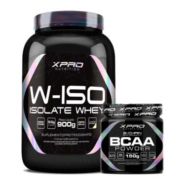 Imagem de Kit Whey Protein Isolado W-Iso 900g + BCAA Powder 150g - XPRO Nutrition-Unissex