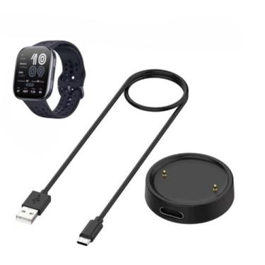 Imagem de Base Carregador e cabo Smartwatch Relógio Para Amazfit Bip 6 - Genéric