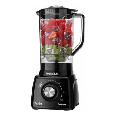 Imagem de Liquidificador Turbo Power Mondial 550W - L-99 FB, Preto, 110V