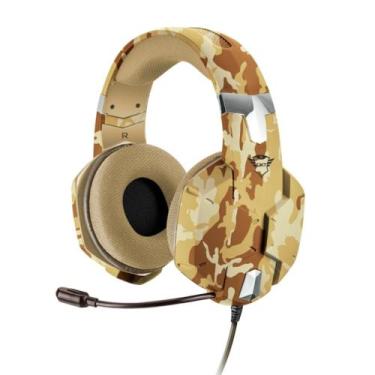 Imagem de Headset gamer trust, gxt 322d carus desert camo - t22125