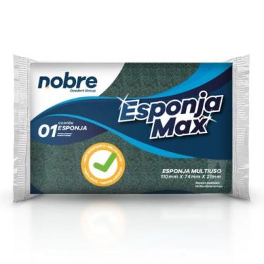 Imagem de Esponja multiuso max verde/amarela - nobre