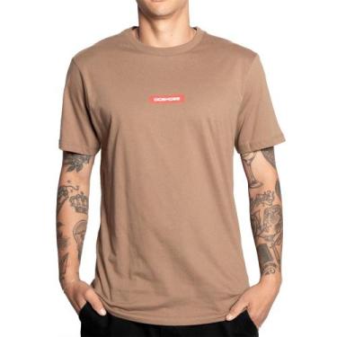 Imagem de Camiseta DC Shoes Tape DCShoe SM25 Masculina Marrom, P, Brown