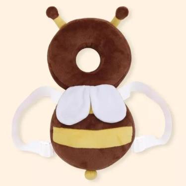 Imagem de Mochila Travesseiro Protetor Cabeça Segurança Bebê Anjinho - I Love No