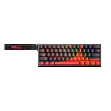 Imagem de Teclado Magnético Aula Win60he - 8000hz Cor:vermelho