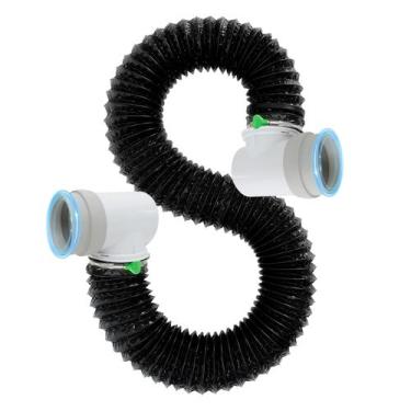 Imagem de Kit de mangueira flexível para duto de secadora Nxpceay 10 pés com cot