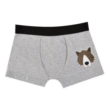 Imagem de Cueca Boxer Infantil Com Estampa Lateral Nº 2 Ao 10 Anos - Borth Boys,