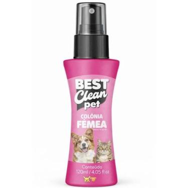 Imagem de Colônia Pet Fêmea 120ml Perfume Para Cães e Gatos Cheiro Suave - Best 