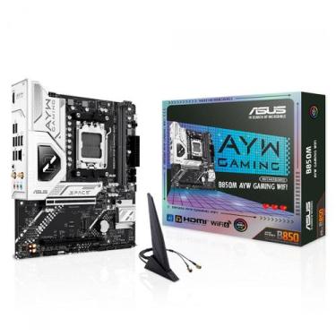 Imagem de Placa Mãe Asus B850M AYW Gaming AM5 - DDR5 - Chipset AMD - Wi-Fi 6 - 2