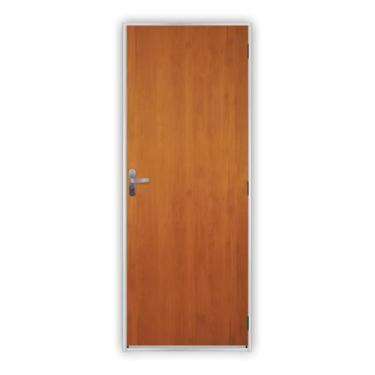 Imagem de Kit Porta de Madeira Lisa 215x65cm com Batente de Aço 06cm Açomad MGM 