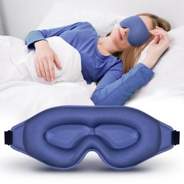 Imagem de Máscara de Olhos Avançada 3D Clbxzwc para Dormir, Máscara Ultra Delica