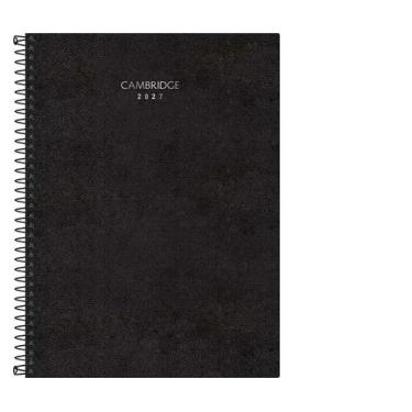 Imagem de Agenda Planner Espiral Grande Cambridge 2027 Tilibra