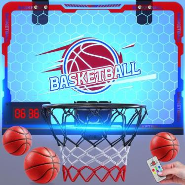 Imagem de Mini Cesta de Basquete Indoor Flybakiz com Luzes LED e Temporizador
