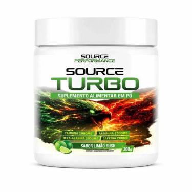 Imagem de Pré-treino Turbo Para Energia E Foco, Sabor Limão Rush 300g Limão Rush