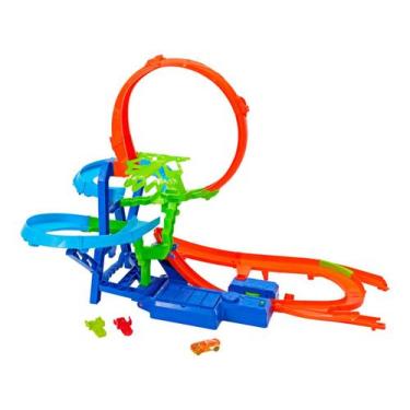 Imagem de Kit Pista Hot Wheels Choque Multi-Aéreo Mattel