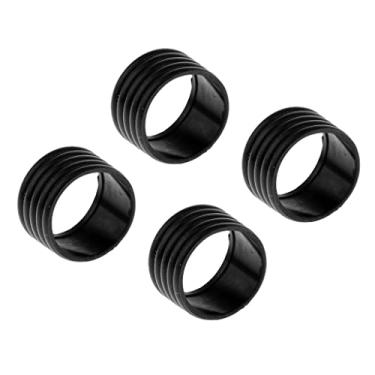 Imagem de Baoblaze Badminton anel de alça de raquete de tênis protetor contra overgrip - 4 peças