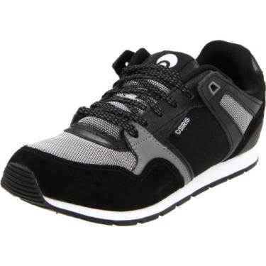 Imagem de Osiris Tênis de skate masculino Hayou LT, Preto/Carvão/Branco, 5.5