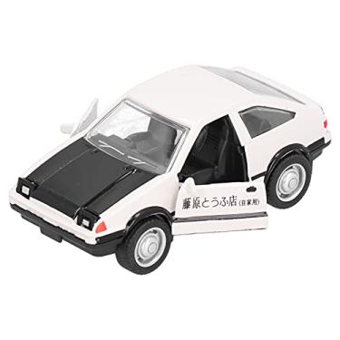 Imagem de Brinquedo para carro, acabamento fino Modelo de carro Modelo de veículo durável Brinquedo infantil de alta simulação com função de puxar para dar presentes(Carro esporte AE 86)