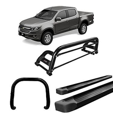 Imagem de Kit Quebra Mato+Estribo Plat. +Santo Anto H2 S10 12/20 Preto