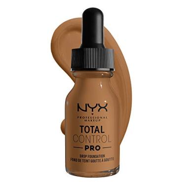 Imagem de NYX PROFESSIONAL MAKEUP Base Total Control Pro Drop, Cobertura Skin-True Buildable - Noz-moscada