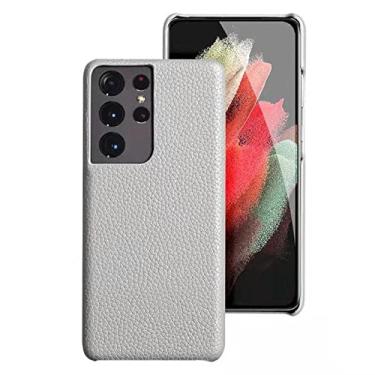 Imagem de Capa de telefone de couro para samsung s21 ultra s21plus s22 s20 plus s20fe s10 a52 A12 a32 a51 a71 a72 a52S 5G fundas, cinza, para Galaxy A52S 5G