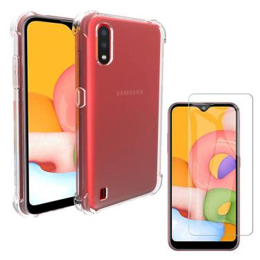 Imagem de Capinha Anti Impactos Samsung Galaxy A01 + Película de Gel