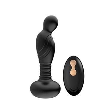 Imagem de Vibrador Massagem de Próstata Anal Plug Silicone À Prova d'água 20 Velocidades Estimulador Erótico Zatla