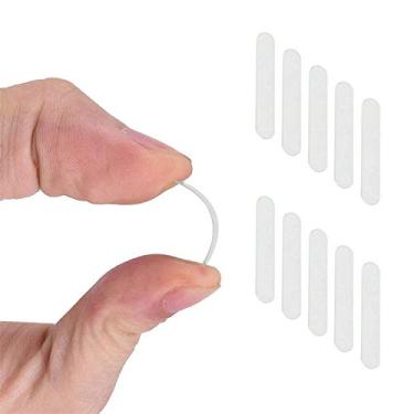 Imagem de Patch de correção de unhas dos pés cultivadas, ferramentas de cuidados com os pés para reparo de parôniquia. Adesivo adesivo elástico de alisamento físico transparente. Suporte para