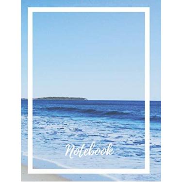 Imagem de Lined Notebook Journal Paperback – White Sands – 120 pages – Large (8.5 x 11 inches) – Back To School – Kids – Adult – Authors – Workbook – Diary - Planner