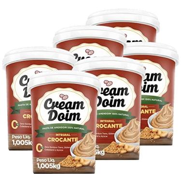 Imagem de Pasta De Amendoim Integral Crocante - Cream Doim - 6 unidades