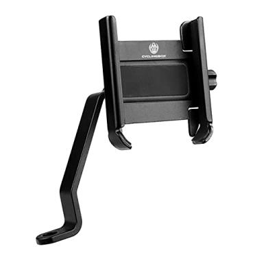 Imagem de Tingpai Suporte de telefone móvel pa bicicleta em liga de alumínio com rotação de 360 ° ajustável pa motocicleta Suporte de telefone espelho retrovisor pa bicicleta de montanha bicicleta de est da