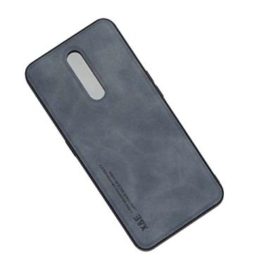 Imagem de Kepuch Silklike Capa para Oppo A9/F11/A9X - Case Placa de Metal Embutida para Oppo A9/F11/A9X - Azul
