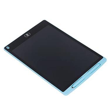 Imagem de Bloco de desenho LCD, aprendizagem educacional fácil de rabiscar, tela colorida eletrônica de 12 polegadas, tablet de escrita LCD para crianças (azul celeste)