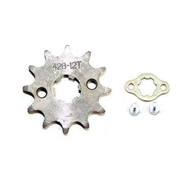 Imagem de DSparts 12T Dentes 17 mm 428 Corrente Frontal Roda Encaixe para 110 cc 125 cc 140 cc PIT PRO PIT Bike Trail Bike Dirt Bike Thumpstar