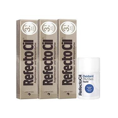 Imagem de Kit Refectocil 3 Tinta + 1 Oxidante N°3.1 Castanho Claro
