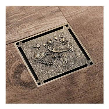 Imagem de Desodorante Cobre Ralo De Chão Desodorante Máquina De Lavar De Núcleo Casa De Banho Ralo Europeu Ralo De Varanda Ralo De Chão