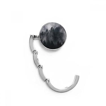 Imagem de Gancho de mesa de neblina Dark Forest Mountain Fog Extensão de fecho dobrável