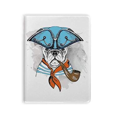 Imagem de Caderno com ilustração em aquarela para cães, capa de goma
